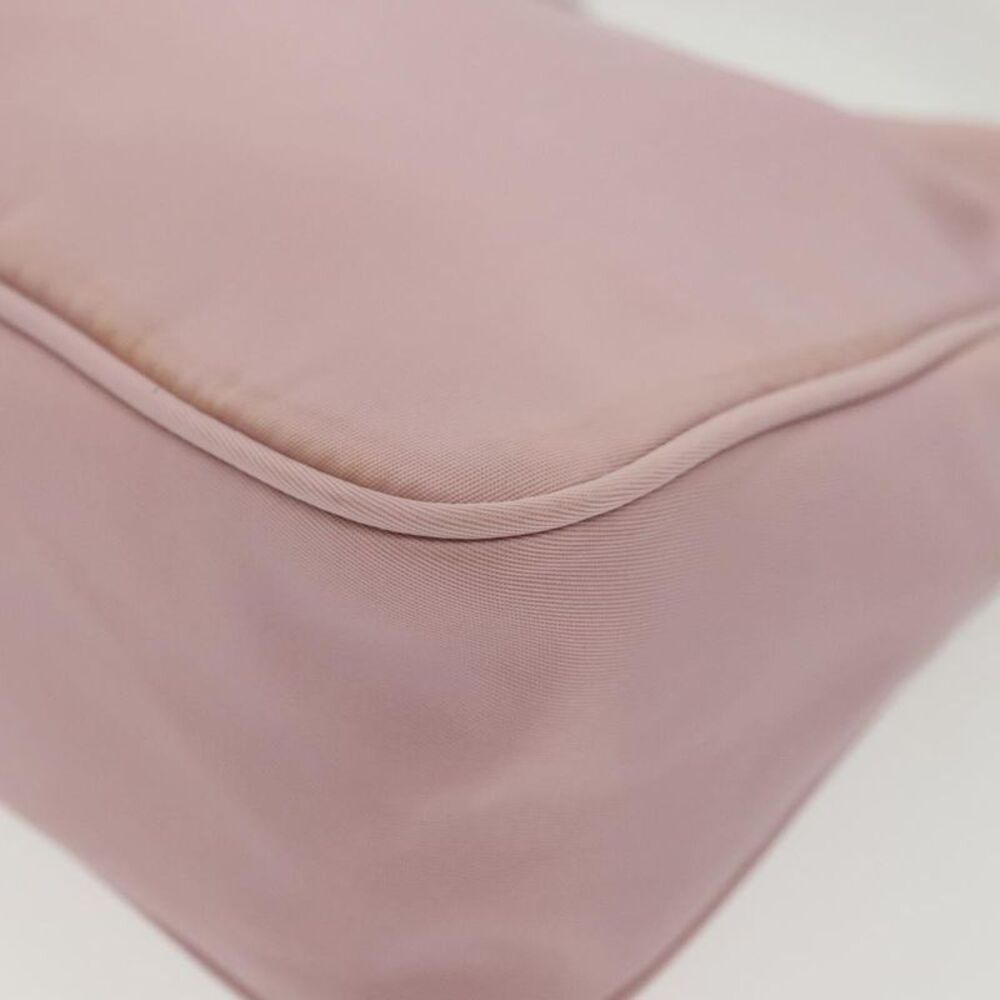 Prada Hobo Tessuto Pink Nylon Handbag - Picture 10 of 16